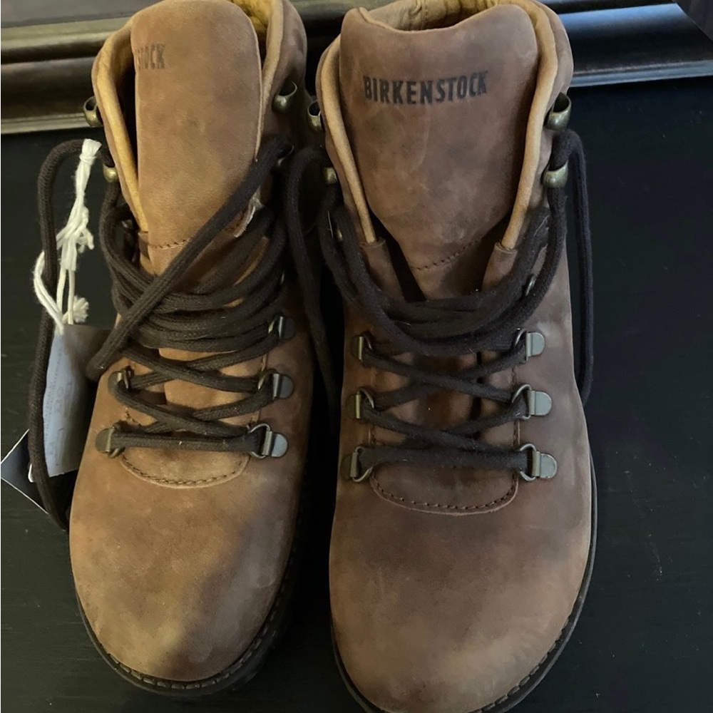 Birkenstock Tan Leather Hiking Boots